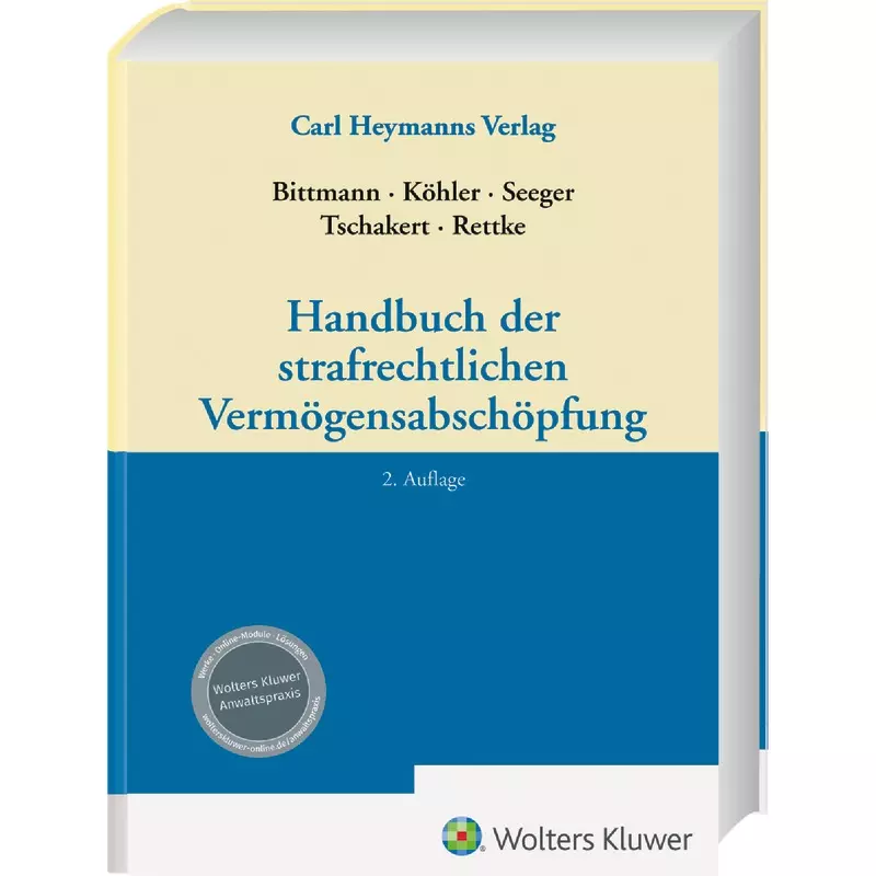 Handbuch der strafrechtlichen Vermögensabschöpfung