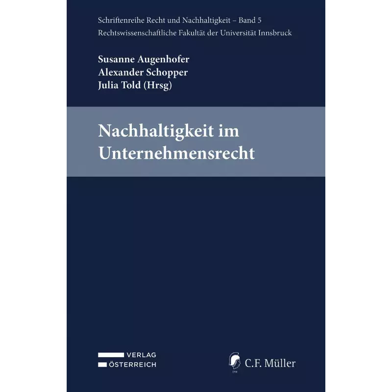 Nachhaltigkeit im Unternehmensrecht