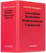 Gewerblicher Rechtsschutz, Wettbewerbsrecht, Urheberrecht - mit Fortsetzungsbezug