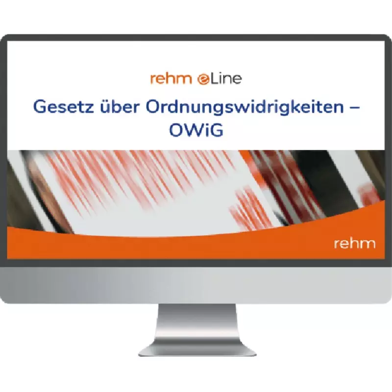 Rehm Gesetz über Ordnungswidrigkeiten - OWiG - online