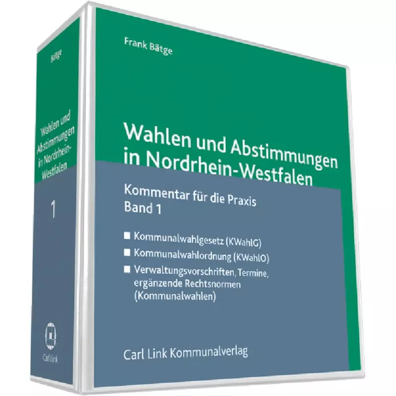 Wolters Kluwer Wahlen und Abstimmungen in Nordrhein-Westfalen online