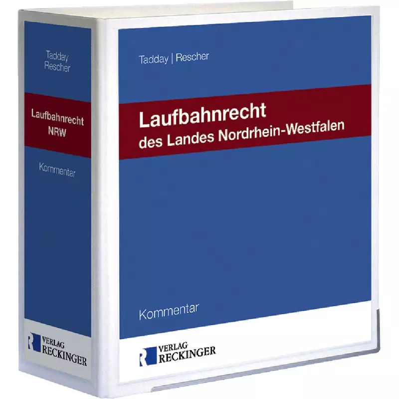 Laufbahnrecht des Landes Nordrhein-Westfalen - ohne Fortsetzungsbezug