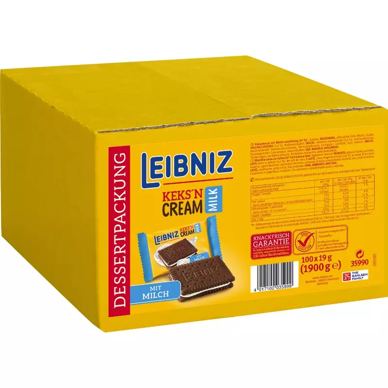 LEIBNIZ Keks’n Cream Milk, 100er Pack