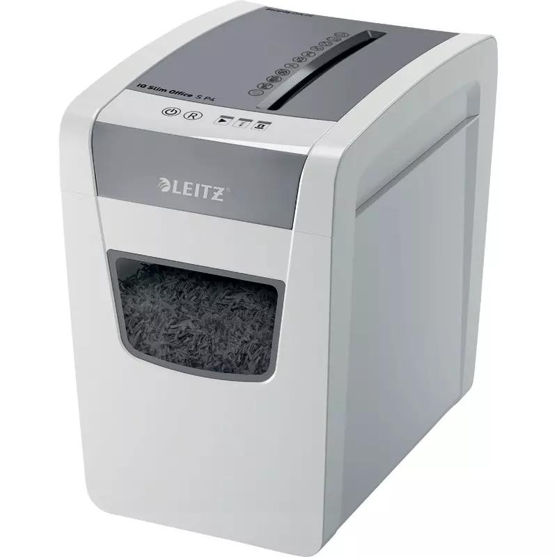 LEITZ IQ Aktenvernichter Slim Office S, Sicherheitsstufe P-4