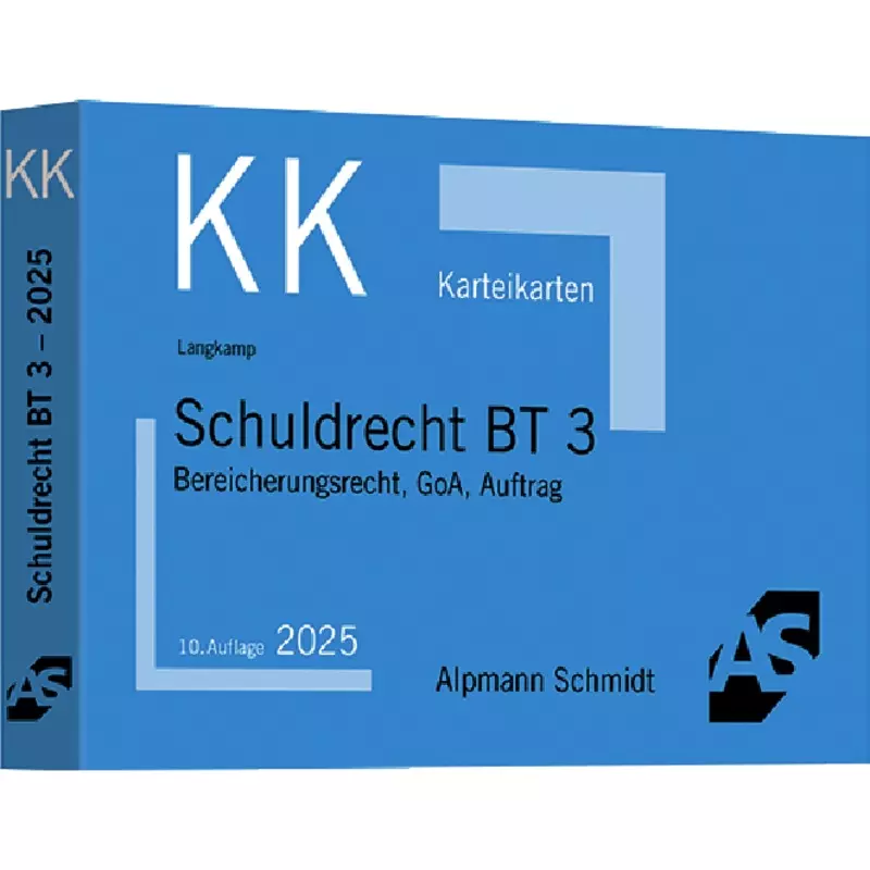 Karteikarten Schuldrecht BT 3