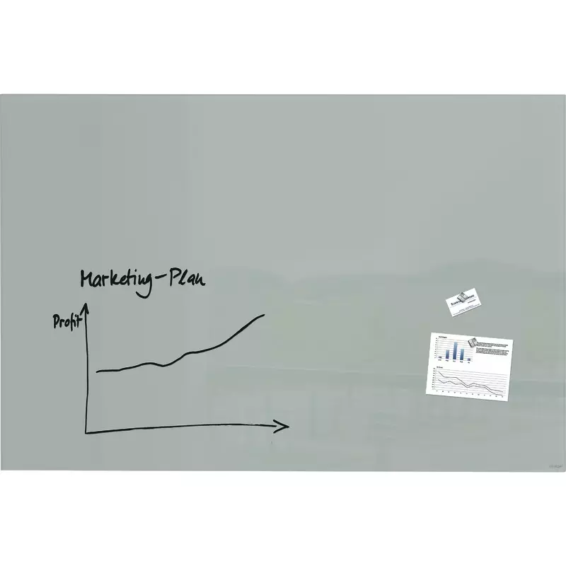 sigel Glas-Whiteboard artverum®, inkl. SuperDym-Magnete, 1.500 x 1.000 x 18 mm