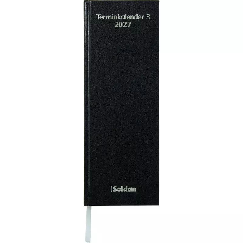 SoldanPlus Terminkalender TK3 / 2027, schwarz