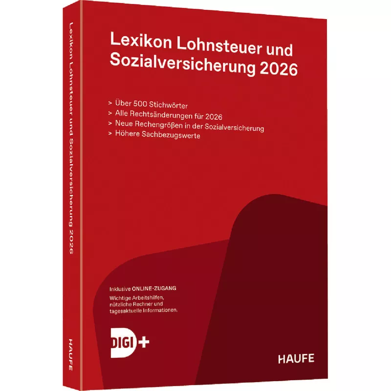 Lexikon Lohnsteuer und Sozialversicherung 2026