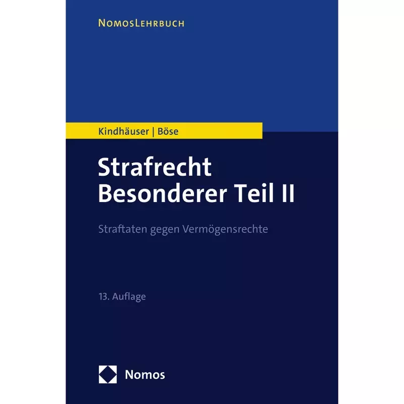 Strafrecht Besonderer Teil II