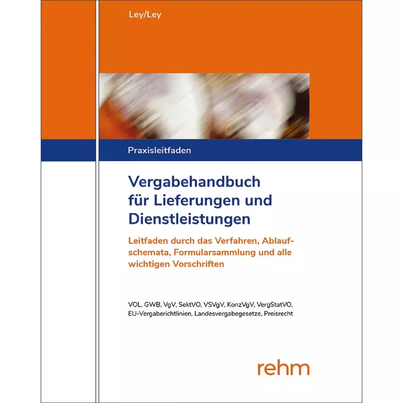 Vergabehandbuch für Lieferungen und Dienstleistungen  - mit Fortsetzungsbezug