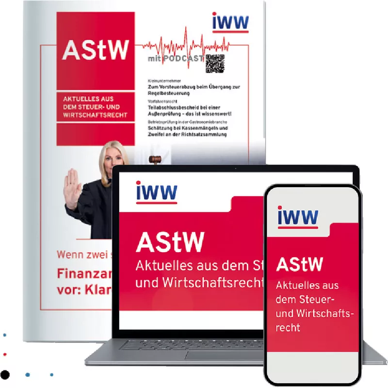 AStW Aktuelles aus dem Steuer- und Wirtschaftsrecht - Abonnement