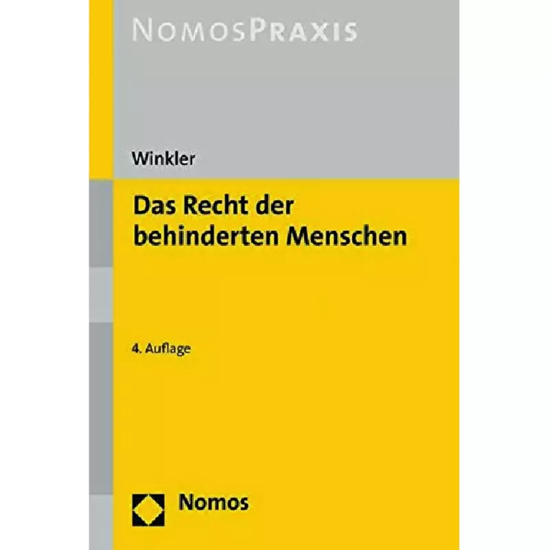 Das Recht der behinderten Menschen