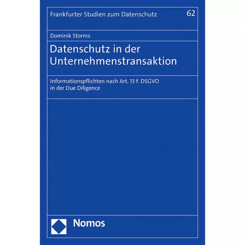 Datenschutz in der Unternehmenstransaktion