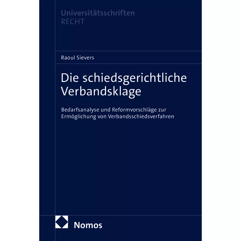 Die schiedsgerichtliche Verbandsklage