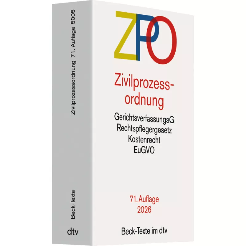Zivilprozessordnung ZPO (dtv 53361)