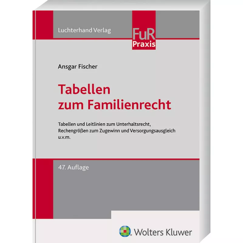 Tabellen zum Familienrecht