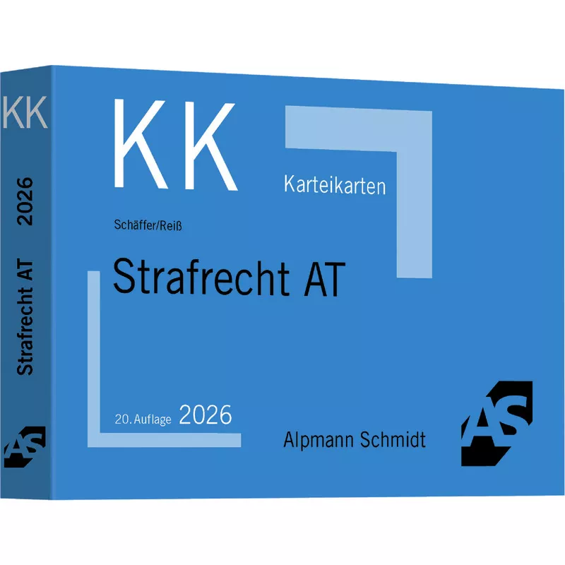 Karteikarten Strafrecht AT