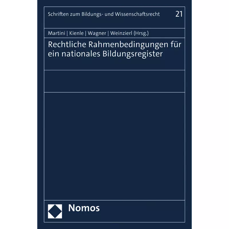 Rechtliche Rahmenbedingungen für ein nationales Bildungsregister