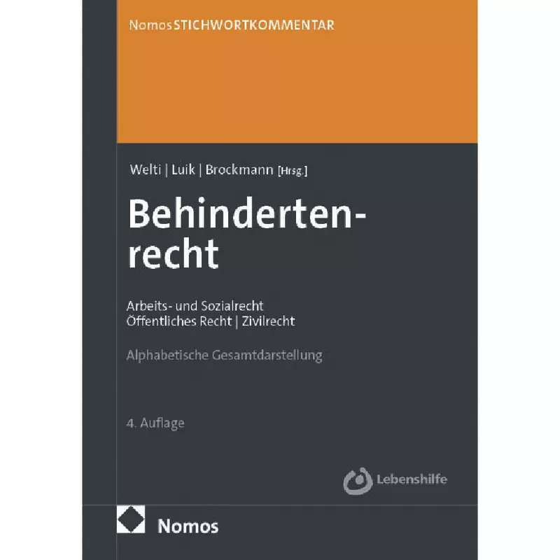 StichwortKommentar Behindertenrecht