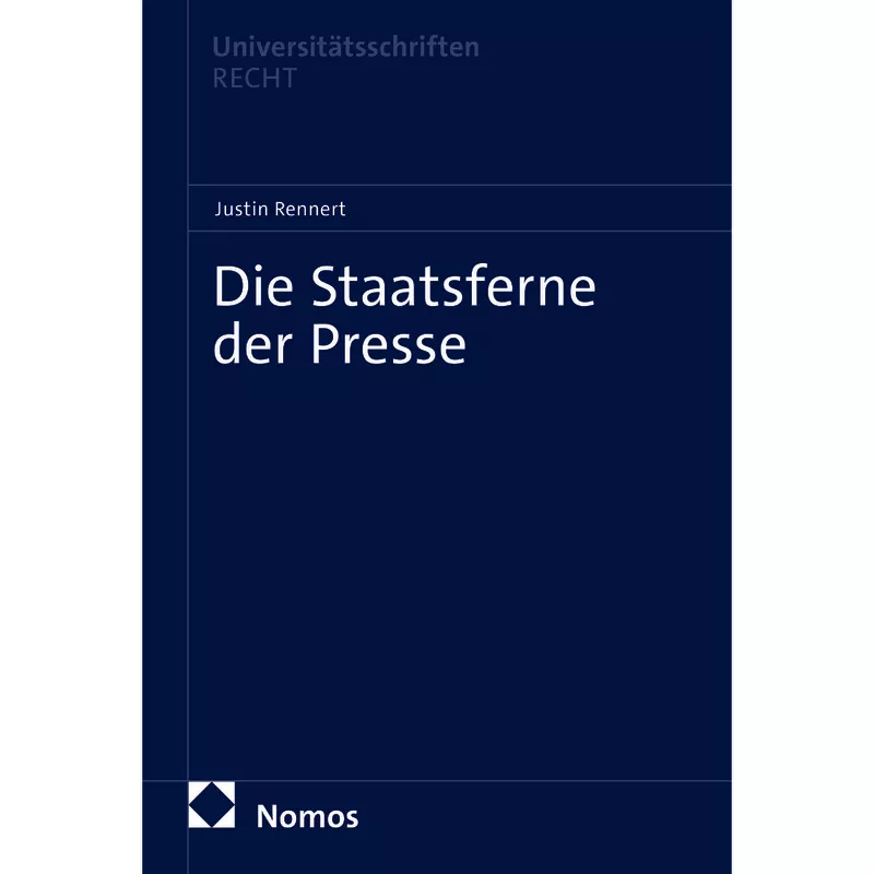 Die Staatsferne der Presse