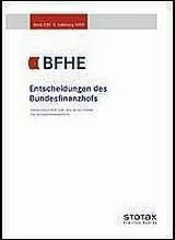 Sammlung der Entscheidungen des BFH (BFHE)