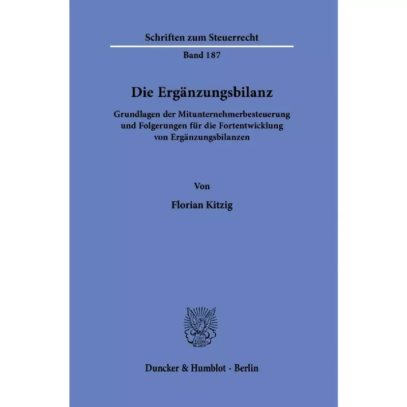 Die Ergänzungsbilanz