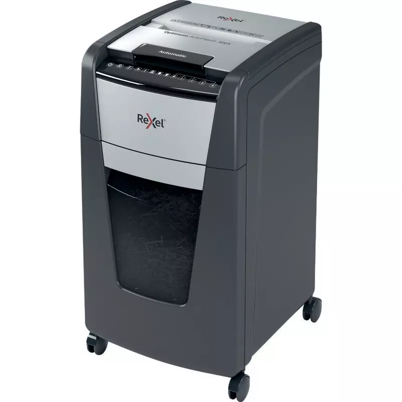 Rexel Aktenvernichter Optimum AutoFeed+ 300X, Sichherheitsstufe P-4