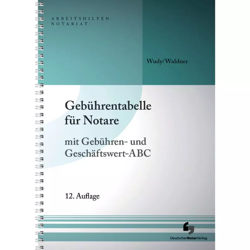 Gebührentabelle für Notare