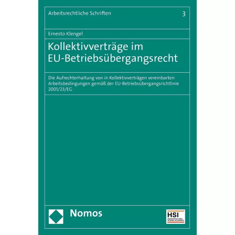 Kollektivverträge im EU-Betriebsübergangsrecht
