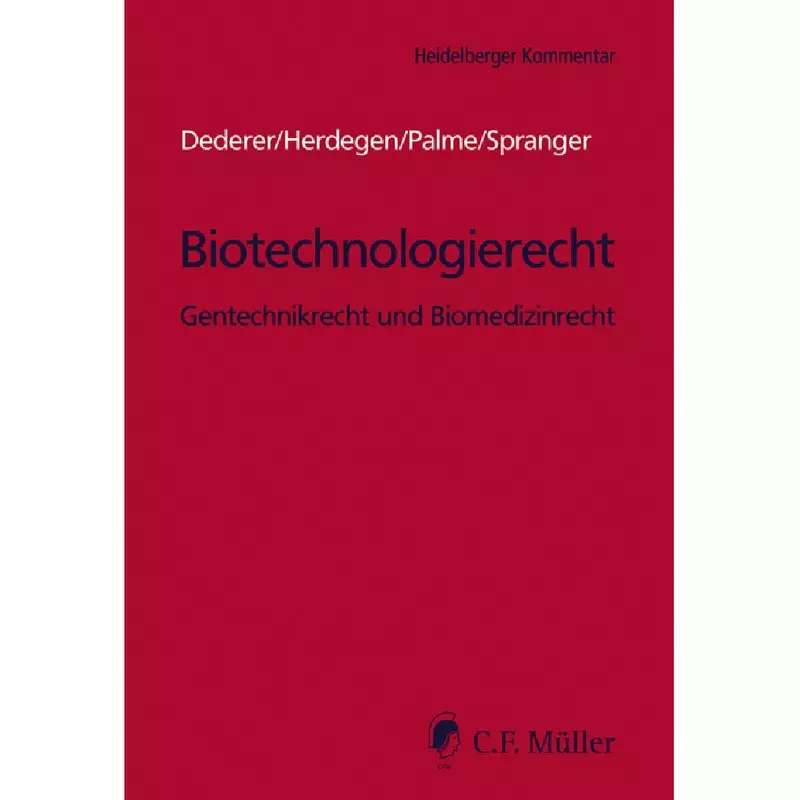 Biotechnologierecht - ohne Fortsetzungsbezug
