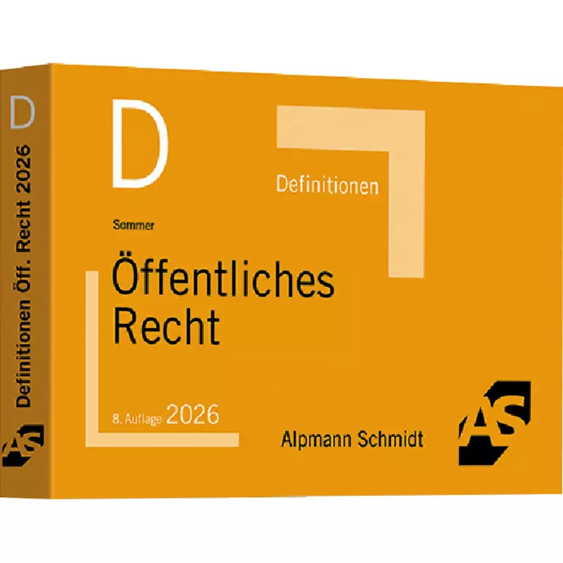 Definitionen Öffentliches Recht