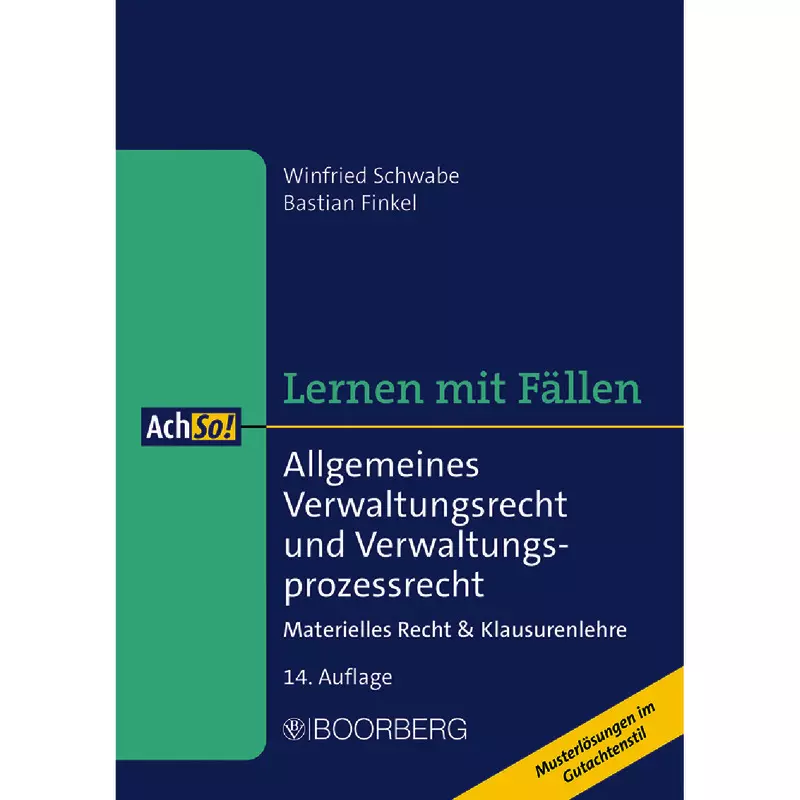 Allgemeines Verwaltungsrecht und Verwaltungsprozessrecht
