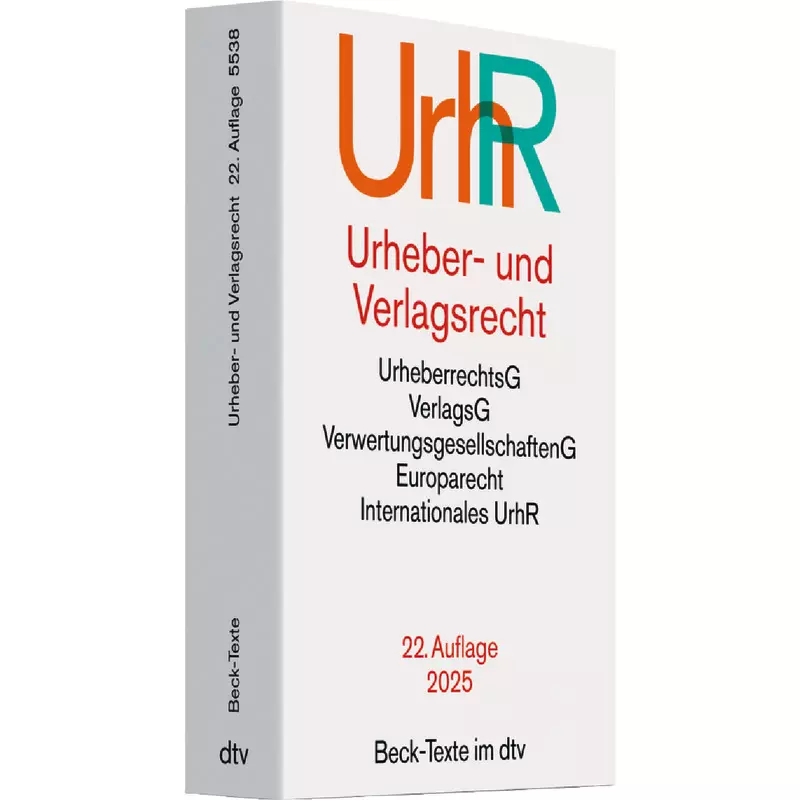 Urheber- und Verlagsrecht: UrhR (dtv 53264)