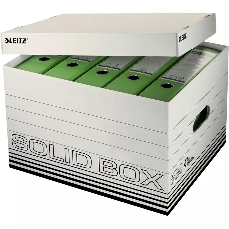 LEITZ Archivcontainer Solid 6119, mit Deckel