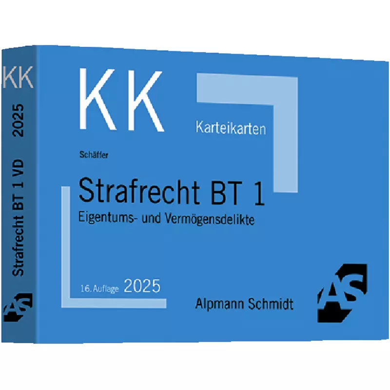 Karteikarten Strafrecht BT 1