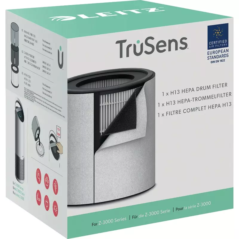LEITZ Ersatz 3-In-1 H13 HEPA-Filter für Leitz TruSens Z-3000 und Z-3500H großer Luftreiniger