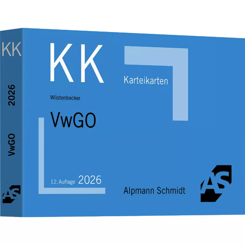 Karteikarten VwGO