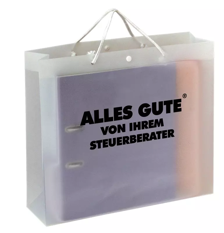 ALLES GUTE® von Ihrem Steuerberater Kunststoff-Tragetaschen – Die Stabile