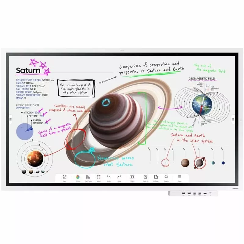 Samsung Flip Pro WM55B WMB Series - 138.68 cm (55") LCD-Display mit LED-Hintergrundbeleuchtung - 4K - für Bildung / Geschäftswesen