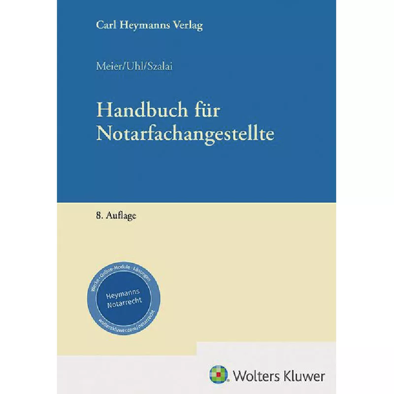 Handbuch für Notarfachangestellte Mängelexemplar