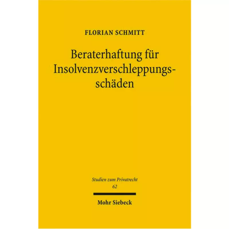 Beraterhaftung für Insolvenzverschleppungsschäden