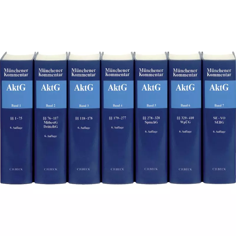 Münchener Kommentar zum Aktiengesetz Gesamtwerk