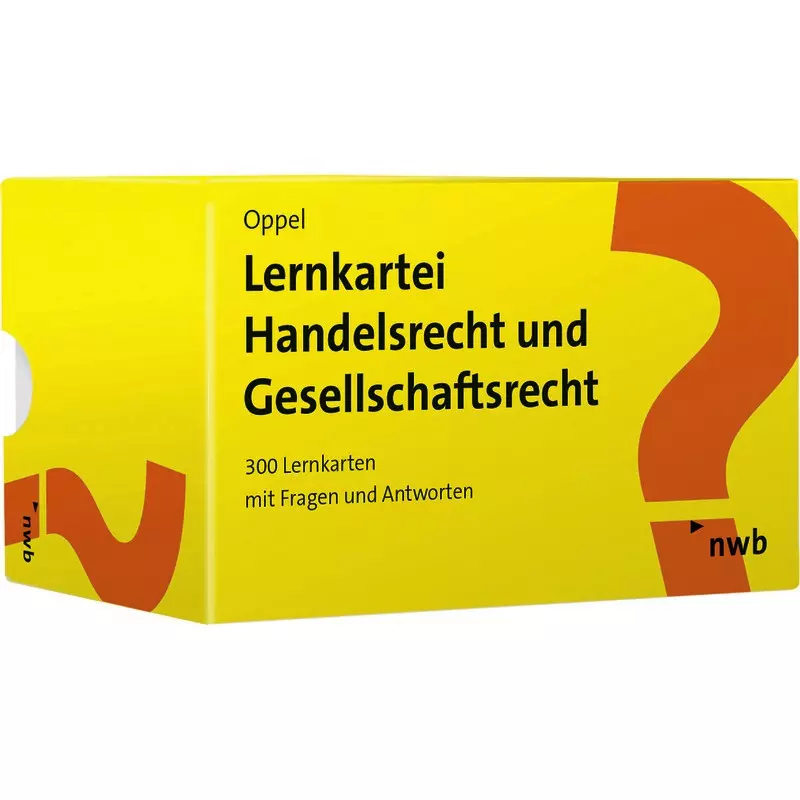 Lernkartei Handelsrecht und Gesellschaftsrecht