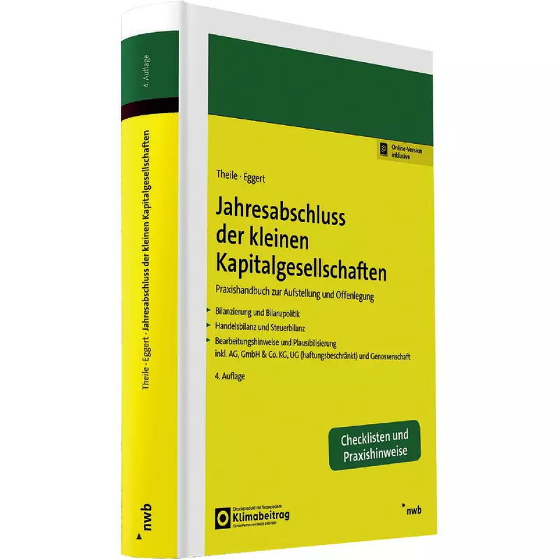 Jahresabschluss der kleinen Kapitalgesellschaften