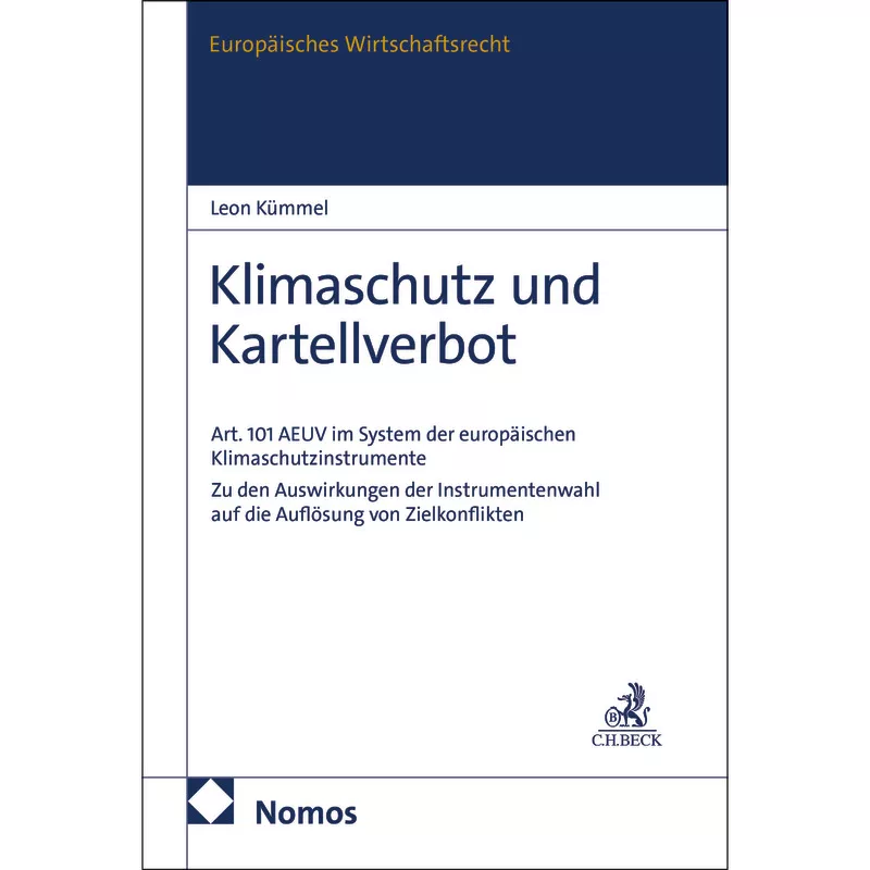 Klimaschutz und Kartellverbot