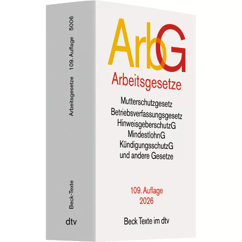 Arbeitsgesetze - ArbG (dtv 53350)