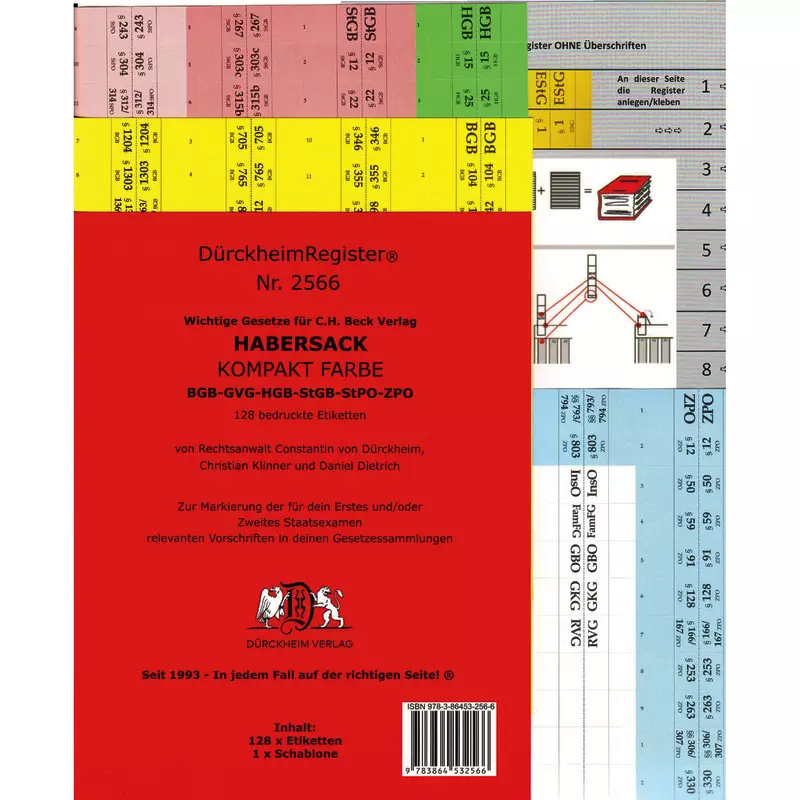 DürckheimRegister® HABERSACK KOMPAKT / Gesetze und §§