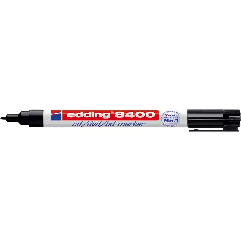 edding CD/DVD/BD Permanentmarker 8400, schwarz
