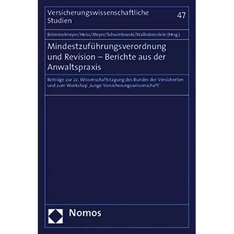 Mindestzuführungsverordnung und Revision - Berichte aus der Anwaltspraxis