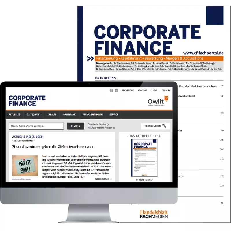 Corporate Finance  - Abonnement